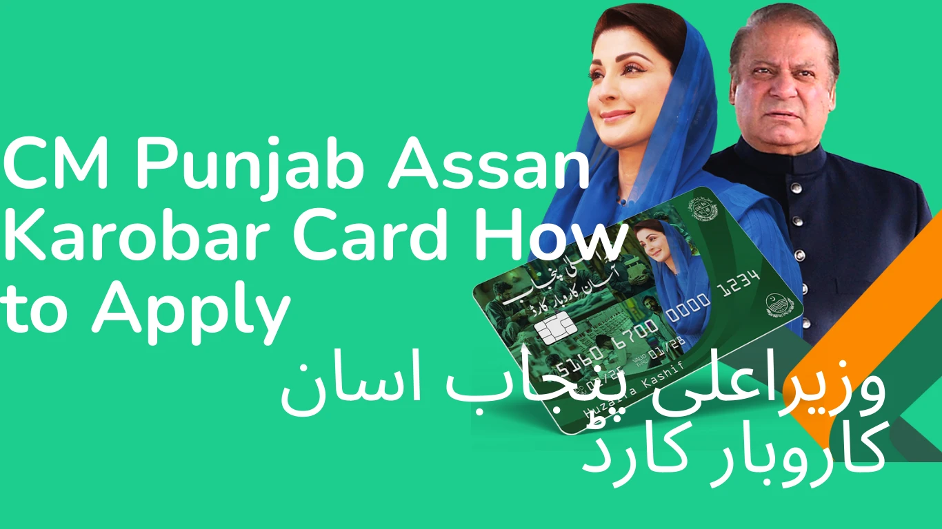 CM Punjab Assan Karobar Card